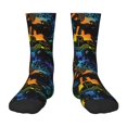 thumbnail image 1 of Goofa Retro Truck Pattern Children's Crew Socks, Kids' Daily Wear and Sports Socks, Breathable Socks, Sports Socks, Moisture-Wicking Socks for Children, 1 of 6