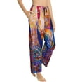 thumbnail image 1 of Goofa Rooster Oil Painting Printed Soft Pajama Pants for Women, Wide Leg Comfy Casual Lounge Yoga Pants-Medium, 1 of 9
