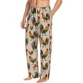 thumbnail image 1 of Goofa Rooster Printed Soft Pajama Pants for Men, Wide Leg Comfy Casual Lounge Yoga Pants-XX-Large, 1 of 9
