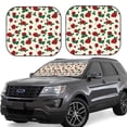 thumbnail image 1 of Goofa Rose Flowers Pattern 2 Piece Car Windshield Sun Shade Foldable | Front Windshield Shade for Sun, Heat and UV Rays | Sunshade for Car Front Window-Large, 1 of 7