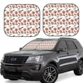 thumbnail image 1 of Goofa Rose Flowers Pattern 2 Piece Car Windshield Sun Shade Foldable | Front Windshield Shade for Sun, Heat and UV Rays | Sunshade for Car Front Window-Small, 1 of 7