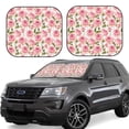 thumbnail image 1 of Goofa Rose Flowers Pattern 2 Piece Car Windshield Sun Shade Foldable | Front Windshield Shade for Sun, Heat and UV Rays | Sunshade for Car Front Window-, 1 of 7