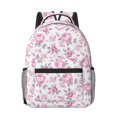 thumbnail image 1 of Goofa Rose Flowers Pattern Comfortable Student Backpack - Ergonomic Design, Durable, Water-Resistant, Multi-Compartment,Travel, and Outdoor Activities, 1 of 1