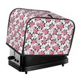 thumbnail image 1 of Goofa Rose Flowers Print Toaster Cover 2 Slice, Two Slice Bread Machine Cover Quilted Toaster Covers Bread Maker Cover Kitchen Appliance Cover, 1 of 7