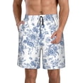 thumbnail image 1 of Goofa Rose Flowers Printed Mens Swim Trunks Summer Quick Dry Short Beach Swimwear Bathing Suits-Large, 1 of 9