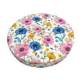 thumbnail image 1 of Goofa Rose Flowers Printed Stool Covers Round, Waterproof Round Bar Stool Covers Anti-Slip Round Bar Stool Seat Cover with Elastic Bands Durable -14 inch, 1 of 7