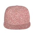 thumbnail image 1 of Goofa Rose Gold Pink Glitter Printed Men's Baseball Cap,Straight Brim Hat,Golf Dad Hat,Versatile Style,Sun Protection Cap,Travel Hat, 1 of 9