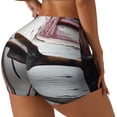 thumbnail image 1 of Goofa Rustic Door Handle Closeup Printed Workout Shorts Women Seamless Scrunch Butt Lifting High Waisted Gym Booty Shorts Elastic Workout Shorts-X-Large, 1 of 8