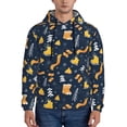 thumbnail image 1 of Goofa Scarf Ski Shoes sock for Men's Hooded Sweatshirt - Lightweight Pullover Hoodie with Kangaroo Pocket, Perfect for Everyday Wear-X-Large, 1 of 7