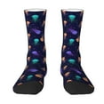 thumbnail image 1 of Goofa Sea Jellyfish Printed Men's Crew Socks, Soft Durable Breathable Moisture-Wicking with Odor Control Cotton socks, 1 of 9