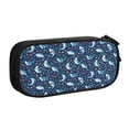thumbnail image 1 of Goofa Sea Sharks Pattern Big Capacity Pencil Pen Case Office College Large Storage High Capacity Bag Pouch Holder Box Organizer, 1 of 1