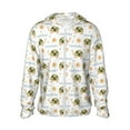 thumbnail image 1 of Goofa Sea Turtle Basking in the Sun Printed Women's UPF 50+ Sun Protection Hoodie Jacket Lightweight Long Sleeve Sun Shirt for Women with Pocket Hiking Outdoor-3X-Large, 1 of 9