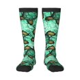 thumbnail image 1 of Goofa Sea Turtle Pattern Adult Stockings, Color-Block Knee High Socks, Comfortable and Breathable, Soft and Stretchable, Sports, and Decoration, 1 of 6