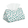 thumbnail image 1 of Goofa Sea Turtle Pattern Triangle Square Tissue Box Cover, Modern PVC Leathe Facial Paper Holder,Decorative Holder/Organizer for Bathroom Vanity Countertop, 1 of 9