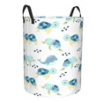 thumbnail image 1 of Goofa Sea Turtle Printed Circular Hamper,Laundry Basket with Handles,Storage Baskets Foldable,Large Capacity Laundry Hamper-Small, 1 of 8