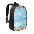 thumbnail image 1 of Goofa Sea and Fish Pattern 17in Student Backpack - School, Travel, Work Bookbag -Laptop Backpack,Water Resistant College School Computer Bag, 1 of 6