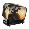 thumbnail image 1 of Goofa Seaside Sunset Cool Dragon Print Toaster Cover 2 Slice, Two Slice Bread Machine Cover Quilted Toaster Covers Bread Maker Cover Kitchen Appliance Cover, 1 of 7