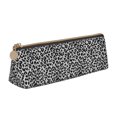 thumbnail image 1 of Goofa Similar To Leopard Print Pattern Pencil Case Portable Stylish Triangle Pencil Pouch with Zipper Leather Cosmetic Pouch Bag Makeup Cosmetic Pencil Pouch, 1 of 9