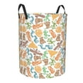 thumbnail image 1 of Goofa Simple Drawing Printed Circular Hamper,Laundry Basket with Handles,Storage Baskets Foldable,Large Capacity Laundry Hamper-Medium, 1 of 8