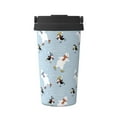 thumbnail image 1 of Goofa Skiing penguin Bear for Insulated Travel Coffee Mug Spill Proof Leak Proof 16 OZCoffee Tumbler Reusable Coffee Cups with Lids Thermos for Hot and Cold Drink, 1 of 8