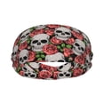 thumbnail image 1 of Goofa Skull and Roses Pattern Sweatbands Sports Headband for Men & Women,Moisture Wicking Athletic headband,Breathable Sweatband,Sports accessories,Workout gear, 1 of 9