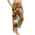 thumbnail image 1 of Goofa Sloth on the Branch Printed Soft Pajama Pants for Women, Wide Leg Comfy Casual Lounge Yoga Pants-XX-Large, 1 of 9