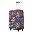 thumbnail image 1 of Goofa Snake And Floral Pattern Luggage Covers For Suitcase,Suitcase Cover Protector Fit 18-32 Inch Luggage-Medium, 1 of 9