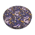thumbnail image 1 of Goofa Snake And Floral Printed Stool Covers Round, Waterproof Round Bar Stool Covers Anti-Slip Round Bar Stool Seat Cover with Elastic Bands Durable -13 inch, 1 of 7
