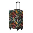 thumbnail image 1 of Goofa Snake And Flower Pattern Luggage Covers For Suitcase,Suitcase Cover Protector Fit 18-32 Inch Luggage-, 1 of 9