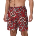 thumbnail image 1 of Goofa Snake Printed Men's Swim Trunks Board Shorts Quick Dry Mens Swimming Trunks with Compression Liner,Breathable Fit Hawaii Beach Shorts-X-Large, 1 of 9