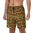 thumbnail image 1 of Goofa Snake Skin Printed Men's Swim Trunks Board Shorts Quick Dry Mens Swimming Trunks with Compression Liner,Breathable Fit Hawaii Beach Shorts-Medium, 1 of 9