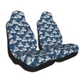 thumbnail image 1 of Goofa Snow Penguin Printed Car Seat Covers, Automotive Seat Covers for Cars Trucks and SUVs, Quick Setup Universal Fit Elastic Seat Covers-1, 1 of 6