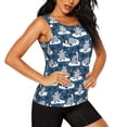 thumbnail image 1 of Goofa Snow Penguin Printed Womens Workout Tops for Women Sleeveless Yoga Shirts Athletic Running Tank Tops Sleeveless Gym Clothes Workout Apparel-Small, 1 of 9