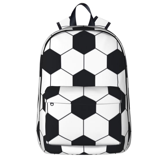 Goofa Soccer Ball Printed Backpack,Laptop Backpack,Durable Anti-Theft Travel Work Backpack,Water-resistant Backpack