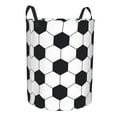 thumbnail image 1 of Goofa Soccer Ball Printed Circular Hamper,Laundry Basket with Handles,Storage Baskets Foldable,Large Capacity Laundry Hamper-Medium, 1 of 8