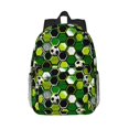 thumbnail image 1 of Goofa Soccer1 Pattern Lightweight Student Backpack for School, Water-Resistant, Adjustable Straps, Fits 15" Laptop, Multiple Pockets for Books, Accessories, 1 of 6