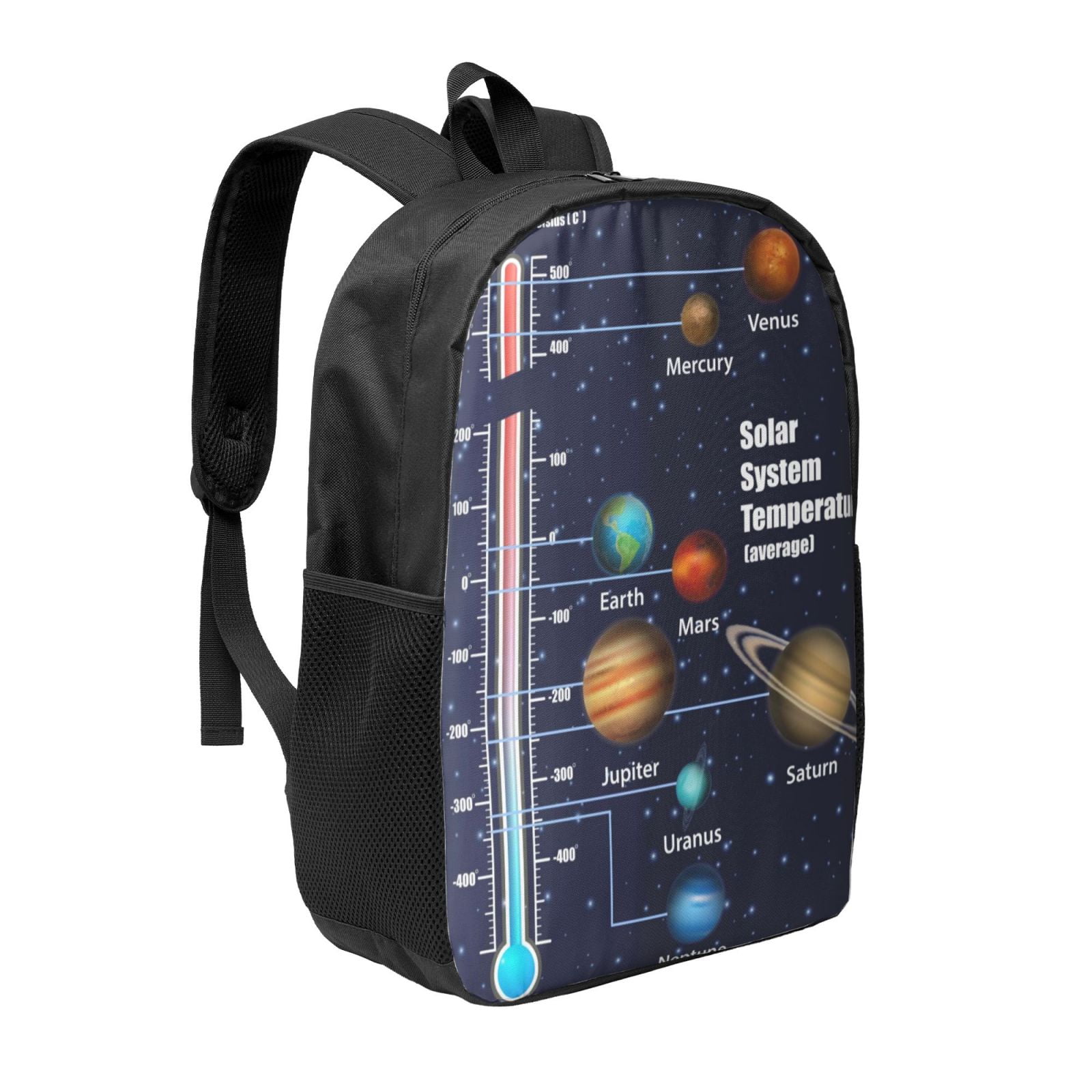 Goofa Solar System Pattern 17in Student Backpack - School, Travel, Work ...