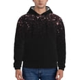 thumbnail image 1 of Goofa Sparkling Pink Night Sky for Men's Hooded Sweatshirt - Lightweight Pullover Hoodie with Kangaroo Pocket, Perfect for Everyday Wear-Large, 1 of 7
