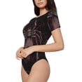 thumbnail image 1 of Goofa Spider with Skull Printed Women Rash Guard Short Sleeve,Tummy control Swimsuit Surfing Swimsuit Bathing Suit One Piece Swimsuit UPF 50-Small, 1 of 9
