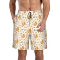thumbnail image 1 of Goofa Squirrel And Leaves Printed Mens Swim Trunks Summer Quick Dry Short Beach Swimwear Bathing Suits-Small, 1 of 9