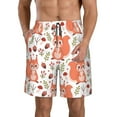 Goofa Squirrel And Printed Mens Swim Trunks Summer Quick Dry Short