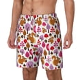 thumbnail image 1 of Goofa Squirrel In The Forest Printed Men's Swim Trunks Board Shorts Quick Dry Mens Swimming Trunks with Compression Liner,Breathable Fit Hawaii Beach Shorts-3X-Large, 1 of 9