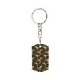 thumbnail image 1 of Goofa Squirrel Gathering Nuts Printed Rectangular Metal Keychain Bag Charm Floral Charm for Purse Keys Metal Keyring Gift for Women Accessories, 1 of 7