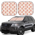 thumbnail image 1 of Goofa Squirrel And Maple Leaf Pattern 2 Piece Car Windshield Sun Shade Foldable | Front Windshield Shade for Sun, Heat and UV Rays | Sunshade for Car Front Window-, 1 of 7
