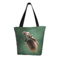 thumbnail image 1 of Goofa Squirrel Pattern Tote Bags,Large Capacity Bag,Beach Tote with Zipper Closure, Large Capacity and Foam Padding, 1 of 6