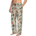 thumbnail image 1 of Goofa Squirrels and Trees Printed Soft Pajama Pants for Men, Wide Leg Comfy Casual Lounge Yoga Pants-Medium, 1 of 9