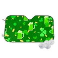 thumbnail image 1 of Goofa St Patrick's Day2 Printed Car Windshield Sunshade,Foldable Reflective Sun Visor,UV Protection Heat Blocker Sunshade,Car Cooling Accessory-Medium, 1 of 7