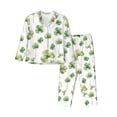 thumbnail image 1 of Goofa St Patrick's Day3 Printed Women’s 2 Piece Pajama Set Super,Pajamas Women's Long Sleeve Sleepwear Soft Button Down Loungewear Pjs Lounge Set Nightwear-, 1 of 9