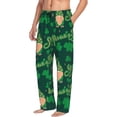 thumbnail image 1 of Goofa St Patrick's Day9 Printed Soft Pajama Pants for Men, Wide Leg Comfy Casual Lounge Yoga Pants-XX-Large, 1 of 9