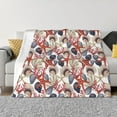 thumbnail image 1 of Goofa Starfish Shell Pattern Fleece Throw Blanket for Couch, Soft Checkered Flannel Blanket for Sofa, Warm Cozy Decorative Blanket Fall Decor Gift-80"x60", 1 of 6